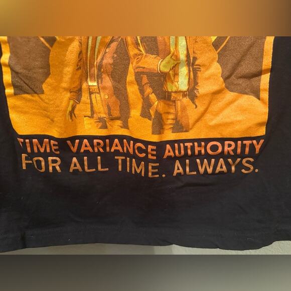 Marvel Disney Avengers Loki Time Variant Authority TVA Tee sz L - Picture 2 of 5